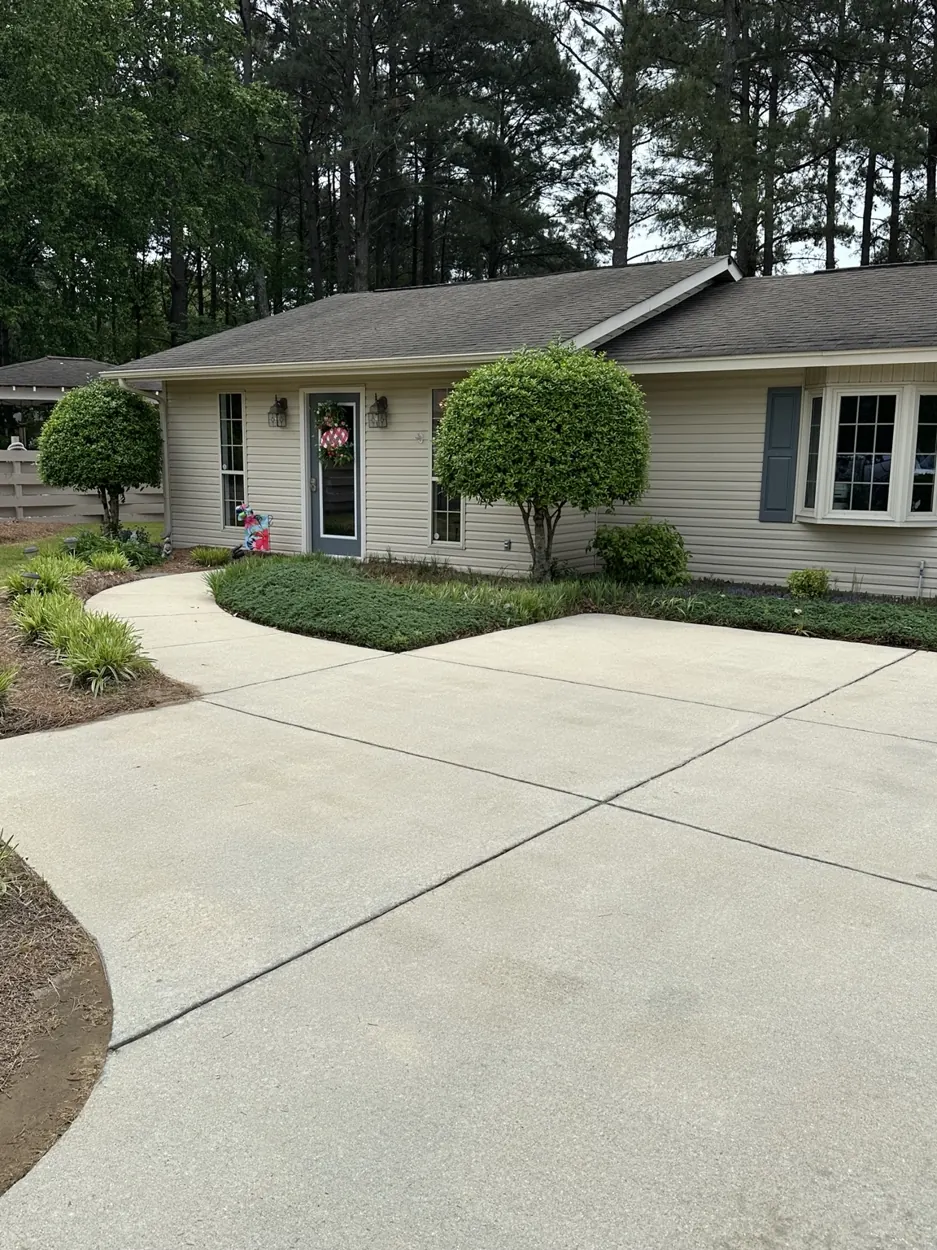 JBE driveway cleaning result